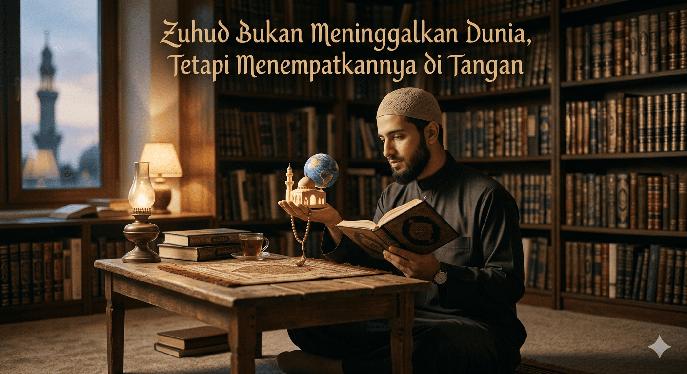 Zuhud Bukan Meninggalkan Dunia Tetapi Menempatkannya di Tangan